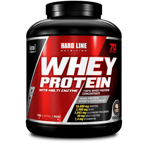 HARDLINE % 100 Whey Protein 1600 Gr ÇİLEK