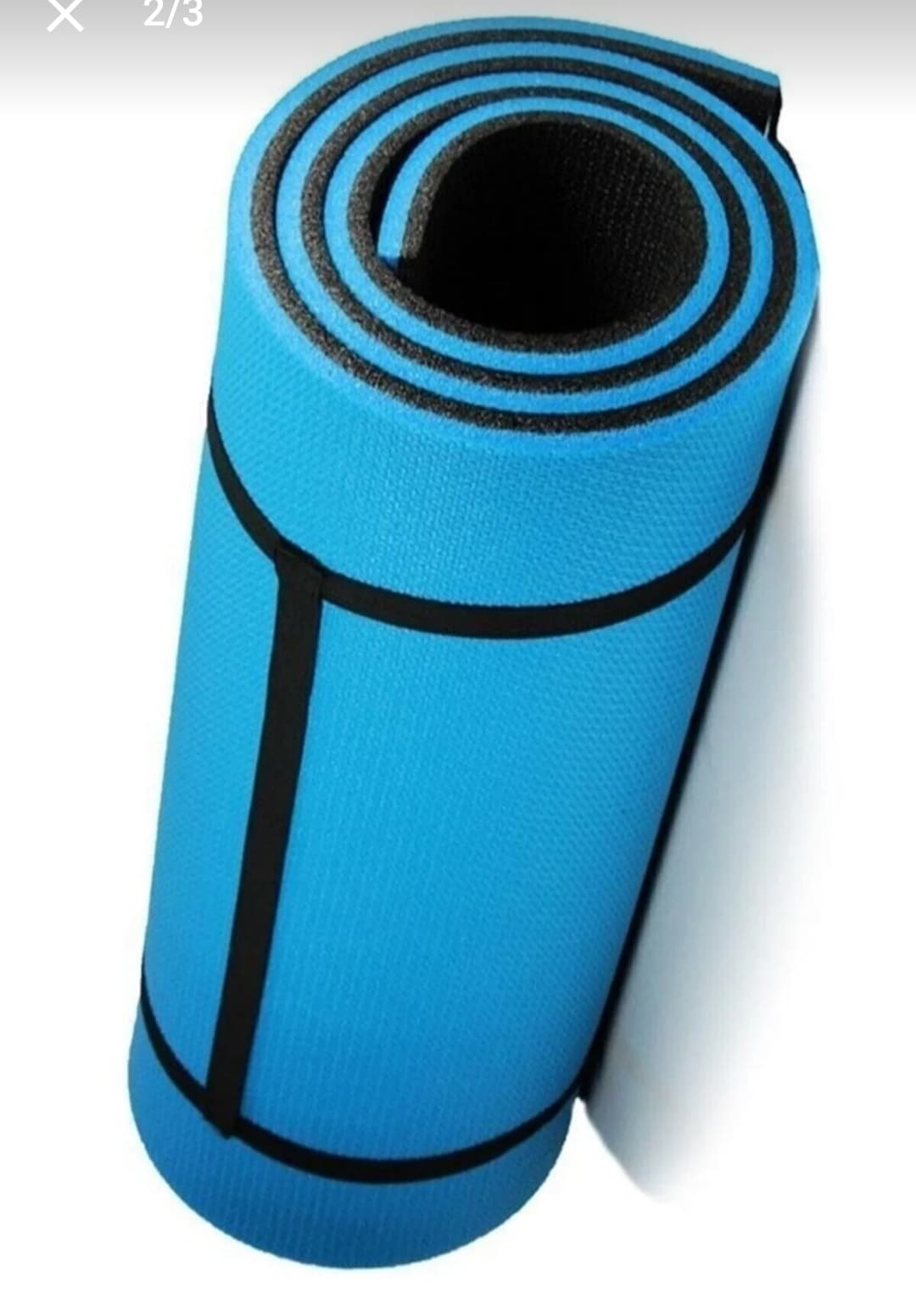 10 MM Pilates Minderi Yoga Minderi Kamp Minderi Yoga Matı (Mavi veya Pembe) — görsel 2
