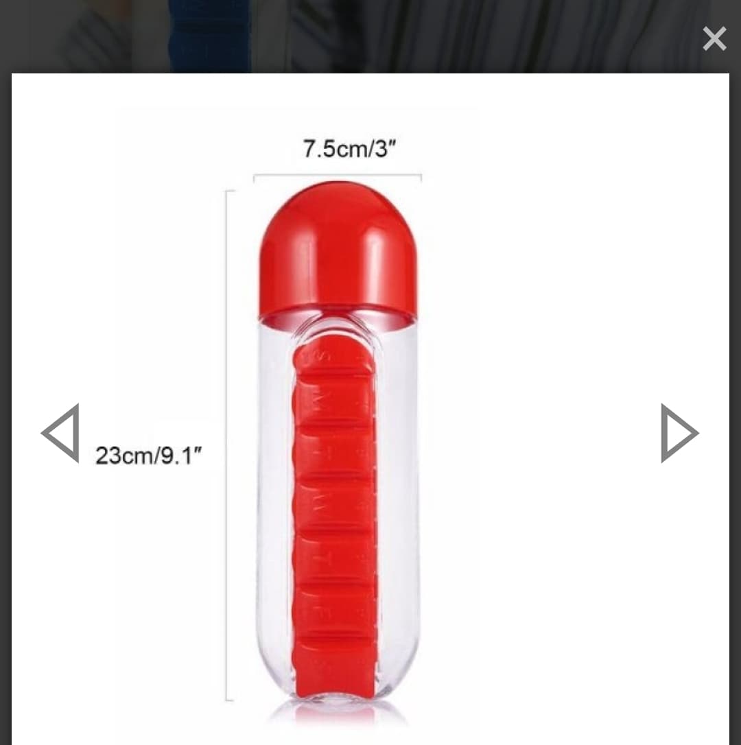 Pillbox Su Matarası — görsel 2